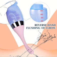Female private parts electric cleaner irrigation vaginal flushing nozzle hose