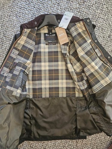 Barbour Bedale Wax Jacket (Sage) - Picture 8 of 8