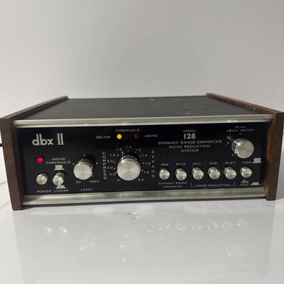 Vintage dbx ll Dynamic Range Enhancer Noise Reduction System Model 128 Not Teste