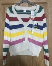 New Disney 100 Retro Mickey Mouse Button-Up Cardigan Sweater NWT Size: Medium