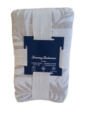 Tommy Bahama Home 2 Standard Shams, Tropical Palms Leaves, 21x27, New