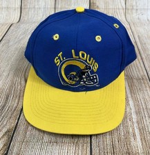 Vintage 90s NFL Football St Louis Rams Logo 7 Snapback Hat