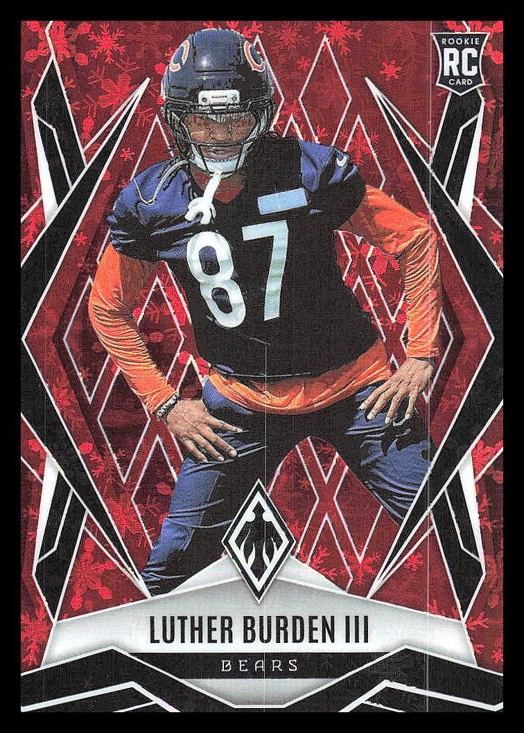 2025 Panini Phoenix #196 Luther Burden III Red Hyper Prizm #/399