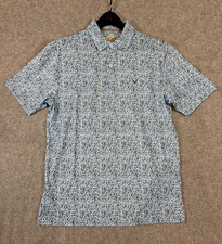 Callaway Polo Shirt Mens Small Blue Green Stretch Golf Performance Opti-Dri NWOT