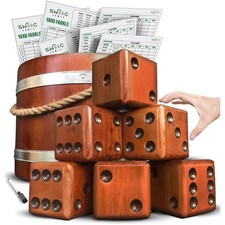 All-in-One Yardzee  Farkle Dice Game Set