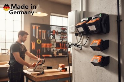 Wandhalter Akku kompatibel mit Stihl AK System   Akkuhalter - AK 10 AK 20 AK 30
