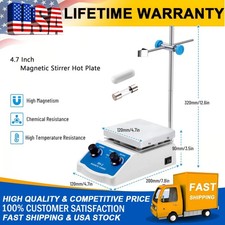 Magnetic Stirrer Hot Plate 4.7 Inch,100-1500RPM Lab Stir Plate w/ Stand,Stir Bar