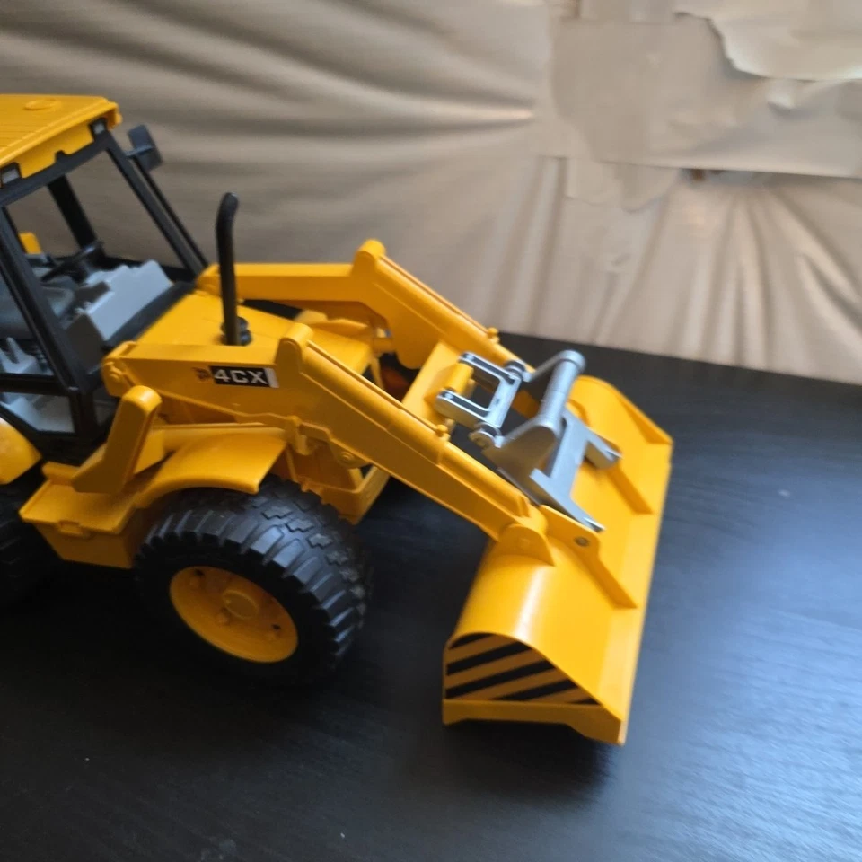 Retroexcavadora cargadora Bruder Toys JCB 4CX 931/01 excelente construcción juguete Alemania Foto 4 de 4