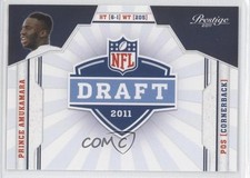 2011 Panini Prestige NFL Draft Class Prince Amukamara #30 1m8