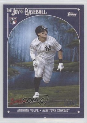 2023 Topps X Bob Ross The Joy of Baseball 11/50 Anthony Volpe #66 Rookie RC 00ws