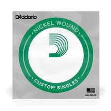 D'Addario NW052 Nickel Wound Electric Guitar Single String, .052