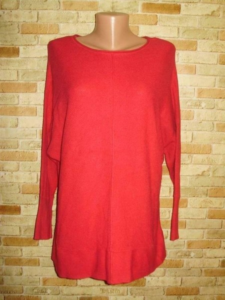 Women Jasper Conran Sweater Red Cotton 46 / 3XL /