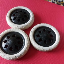 2 Small Replacement  Wheels For Trolley