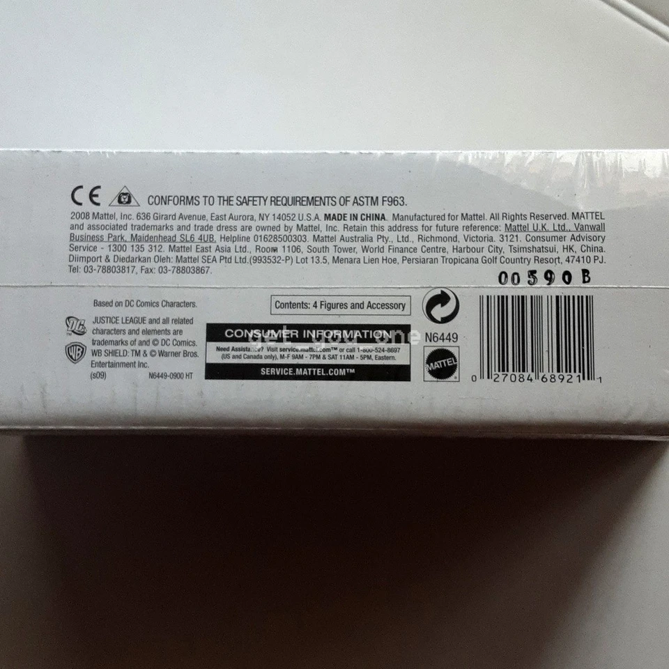 SELLADO DC Universe Liga de la Justicia Ilimitado Legión de Superhéroes Set 4 Figuras Foto 4 de 4