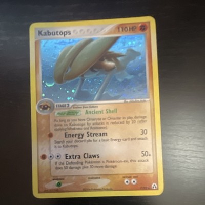 Pokémon Kabutops 110 HP EX Legend Maker Holo Rare 7/92 2006 TCG Card