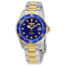 Invicta Pro Diver Blue Dial Two-tone Men's Watch 17050
