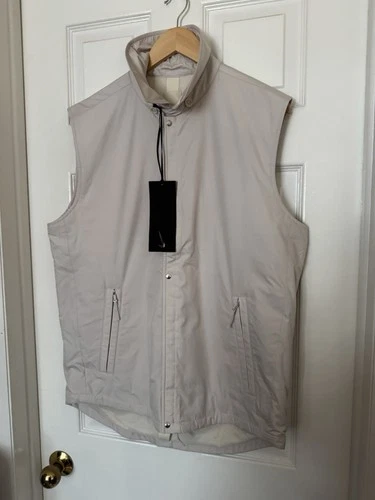 Nike $500 Men’s Medium ESC Made In Italy Down Filled Vest Wheat Ivory DH2884-790 image 8