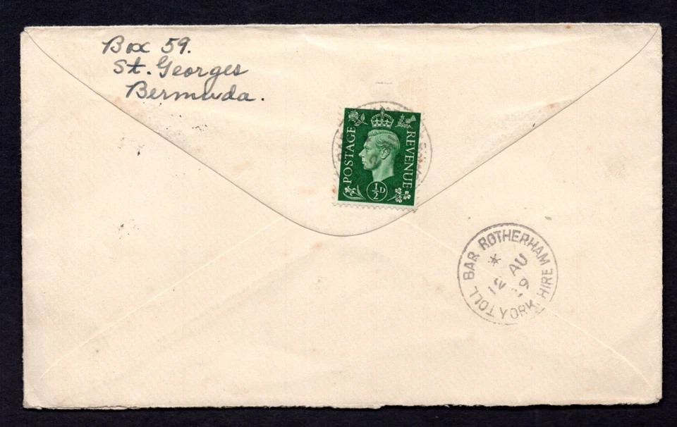 UK BERMUDA 1939 IMPERIAL AIRWAYS FIRST TRANSATLANTIC FLIGHT NORTHERN ROUTE - Image 2 of 2