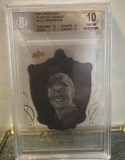 2024 Upper Deck Clear Cut Legends Tiger Woods #CCL-1, BGS 10!! Case hit!