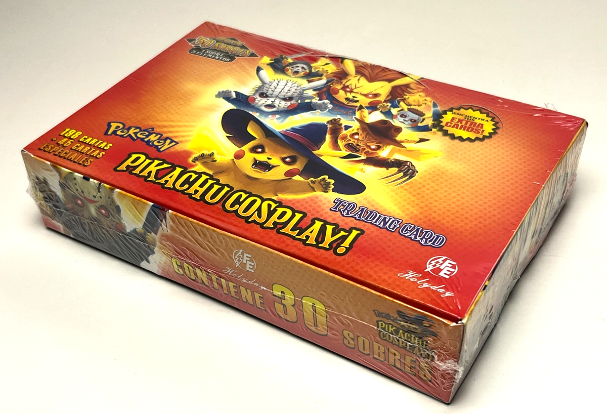 pikachu cosplay booster box Pokemon TCG