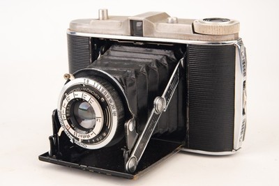 Agfa Variolette 36 フィルムカメラ Agfa Isolette Jsolette Folding 6x6 120 Roll Film Camera w Apotar