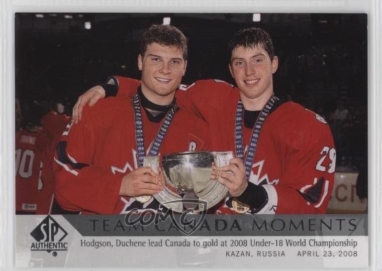 2012-13 SP Authentic Team Canada Moments Cody Hodgson Matt Duchene #210 5r8