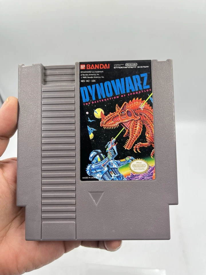 Dynowarz: Destruction of Spondylus Complete in Box Nintendo NES Video Game - Image 3 of 4