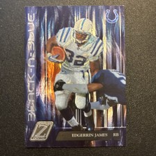 2005 Edgerrin James Donruss Zenith Black n Blue #9 Colts HOF