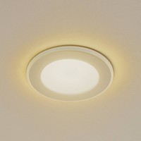 Lindby Led 'Toka' (Modern) In Weiß (2 Flammig, ), Wohnzimmerleuchte
