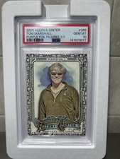2025 Topps Allen & Ginter Tom Marshall Purple Foil Filigree PSA10 Pop1 Phish Gem