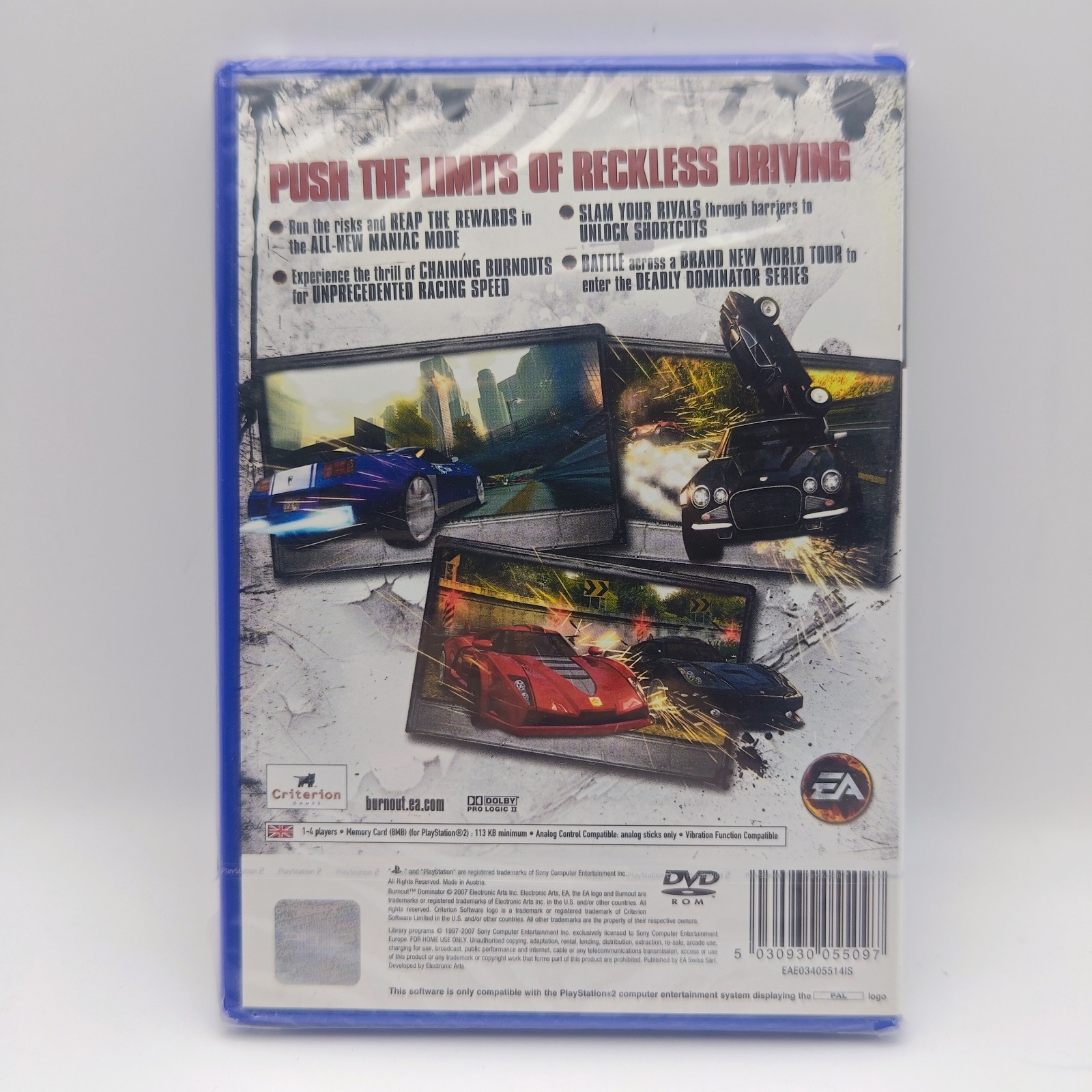 Burnout Dominator PS2 New Factory Sealed Sony Playstation 2 Video Game image 5