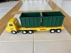 Tiny Tonka Flat Bed Container Truck Repainted Cab