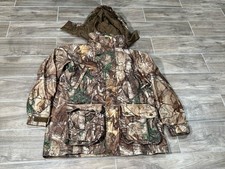 Cabelas Youth Kids Large Camo Hooded Jacket Parka Realtree Camo Mossy Oak Heavy