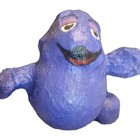 Paper Mache Grimmace Charictar From McDonald's Handmade Art Sculpture — photo 4