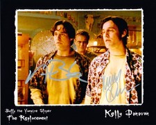 NICHOLAS BRENDON & KELLY DONOVAN - Buffy GENUINE SIGNED AUTOGRAPHS