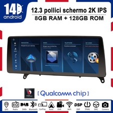 128G Android 14 Autoradio CarPlay GPS Navigatore OEM Radio BMW X5 E70 X6 E71 CCC