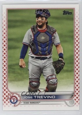 2022 Topps Series 2 Independence Day 25/76 Jose Trevino #564 jg3