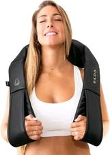 InvoSpa Shiatsu Back Shoulder and Neck Massager with Heat TE-889