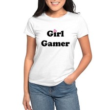 CafePress Girl Gamer Women's T Shirt Women's T-Shirt 291474740