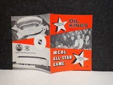 VINTAGE 1974 Western Hockey League (WHL) All-Star Game OIL KINGS HOCKEY PROGRAM
