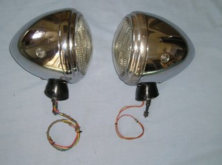 Pair of Lucas M141 Headlights Vintage Car Austin 16 Morris Wolseley Hillman Ford