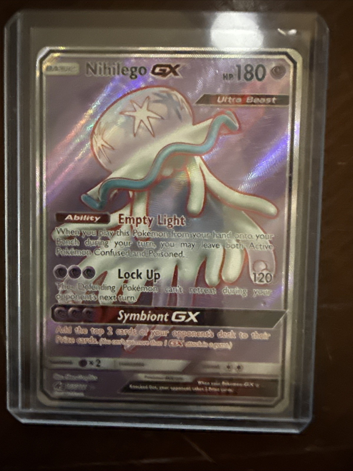 Nihilego GX (Full Art) 103/111 Sm-Crimson Invasion Holo
