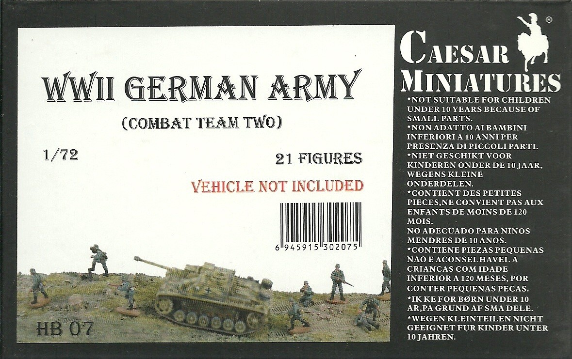 Caesar Miniatures 1/72 WW2 German Army Combat Team Set 2