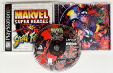 Marvel Super Heroes vs Street Fighter (Sony PlayStation 1 PS1) COMPLETE CIB +Reg