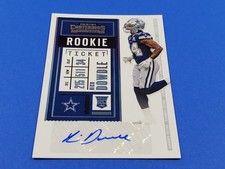 2020 PANINI CONTENDERS RICO DOWDLE ROOKIE TICKET AUTO SIGNATURE SP RC