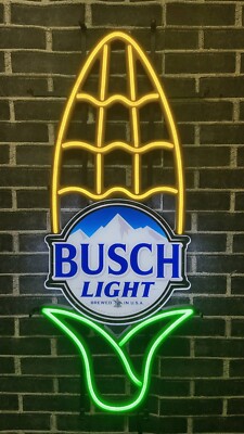 Ear Of Corn Farm Snow Mountains Beer 36'' Vivid LED Neon Sign Light With Dimmer