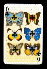 Transformation playing card Christian Lacroix 6 of Clubs Q70b