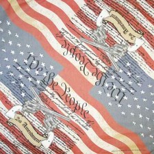 Carolina Creative Bandanna 2nd Amendment Patriotic 22" x 22" USA