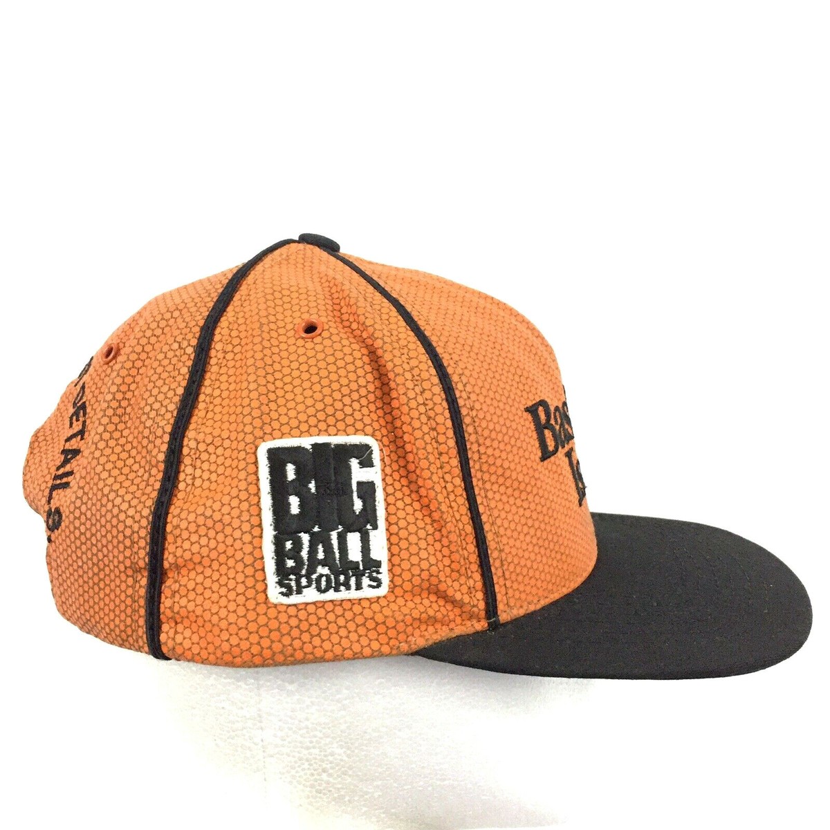 Vtg 90s Basketball Is Life Cap Big Ball Sport All Over Logo
