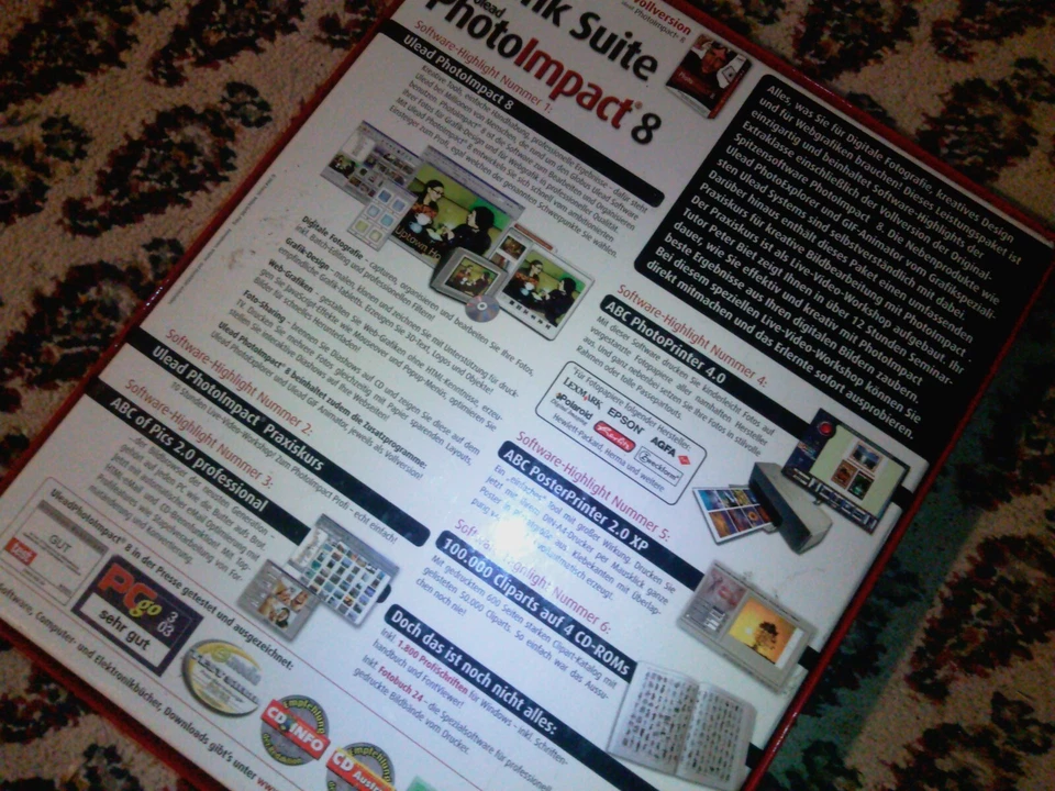 Die Grafik Suite Ulead PhotoImpact 8 - Bild 4 von 4